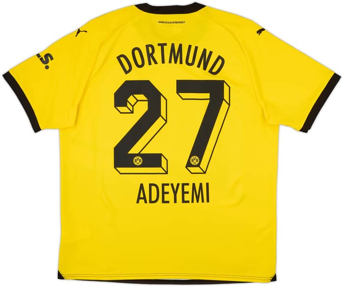 2023-24 Borussia Dortmund Home Shirt Adeyemi #27 - 9/10 - (XL)