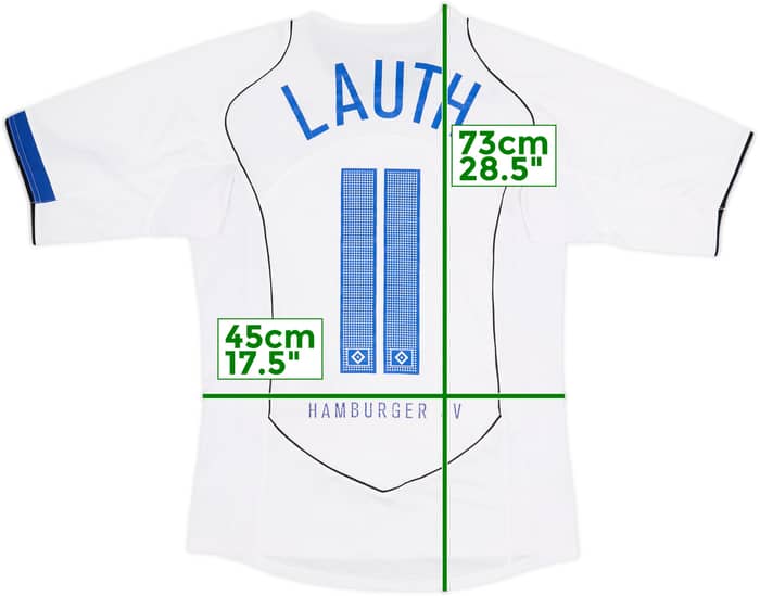 2004-05 Hamburg Home Shirt Lauth #11 - 5/10 - (M)