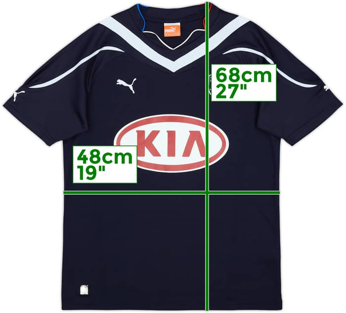 2010-11 Bordeaux Home Shirt - 8/10 - (XL.Boys)