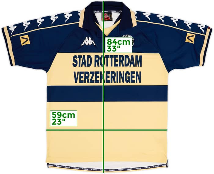 Camiseta de visitante del Feyenoord 2000-01 #13 - 5/10 - (L)