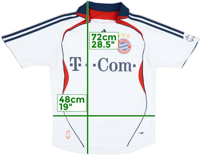 2006-07 Bayern Múnich Camiseta Visitante - 6/10 - (XL.Boys)