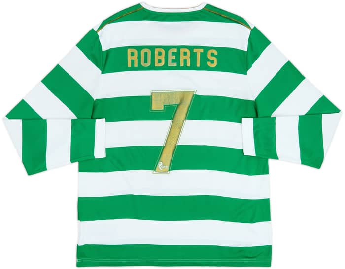 2017-18 Celtic 'Lisbon Lions 50th Anniversary' Home L/S Shirt Roberts #7 - 5/10 - (L)