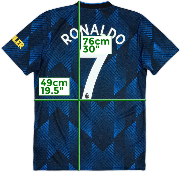 2021-22 Manchester United Camiseta Tercera Ronaldo #7 - 9/10 - (M)