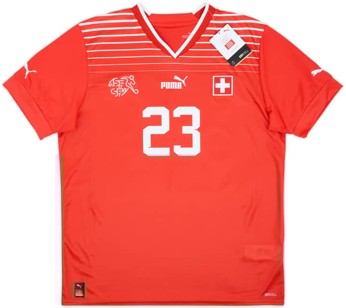 2022-23 Switzerland Home Shirt Lehmann #23 (Men's L)