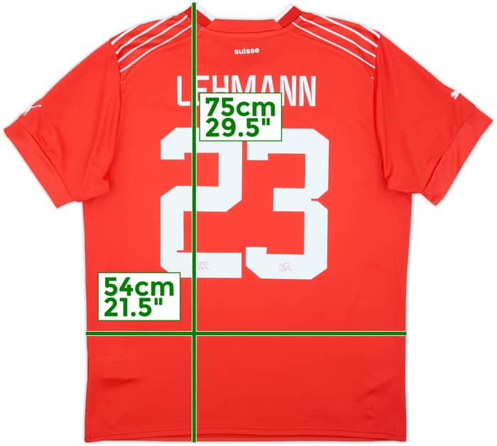 2022-23 Switzerland Home Shirt Lehmann #23 (Men's L)
