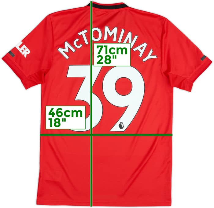 2019-20 Manchester United Home Shirt McTominay #39 - 8/10 - (S)