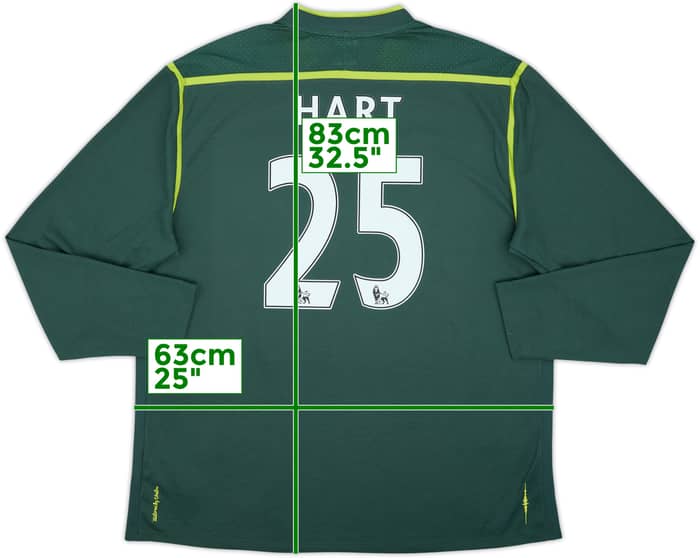 2011-12 Manchester City GK Shirt Hart #25 (XXL)