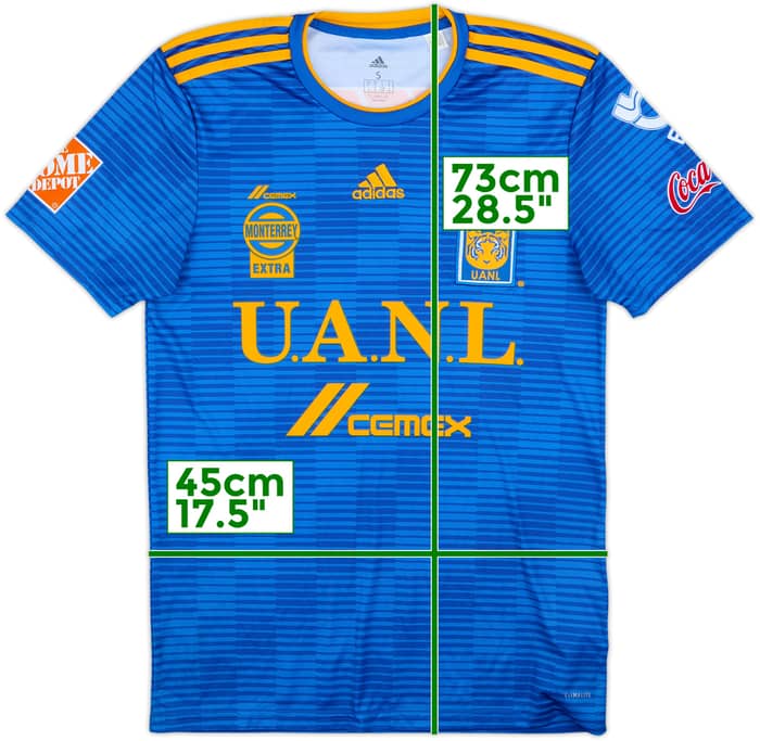 2018-19 Tigres UANL Away Shirt - 10/10 - (S)