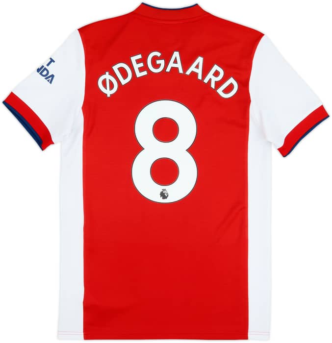 2021-22 Arsenal Home Shirt Odegaard #8 - 8/10 - (S)