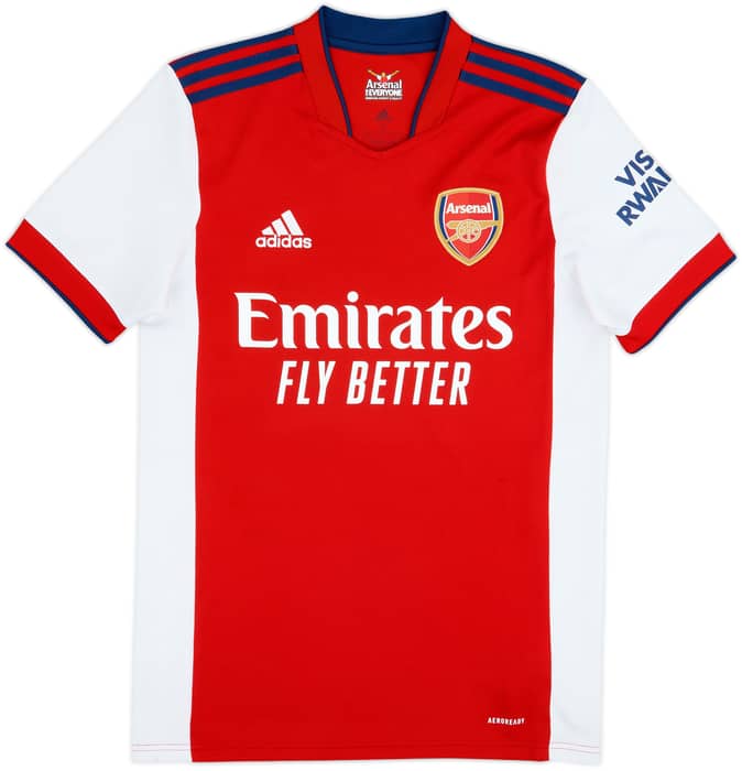 2021-22 Arsenal Home Shirt Odegaard #8 - 8/10 - (S)