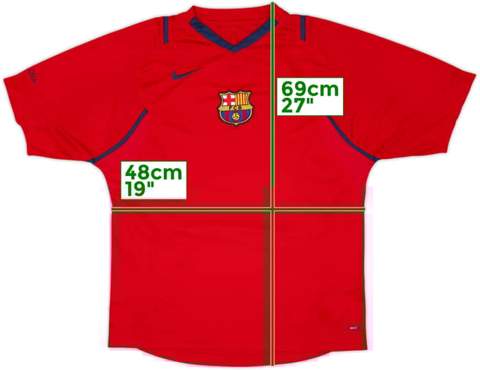 2006-07 Barcelona Nike Training Shirt - 8/10 - (M)
