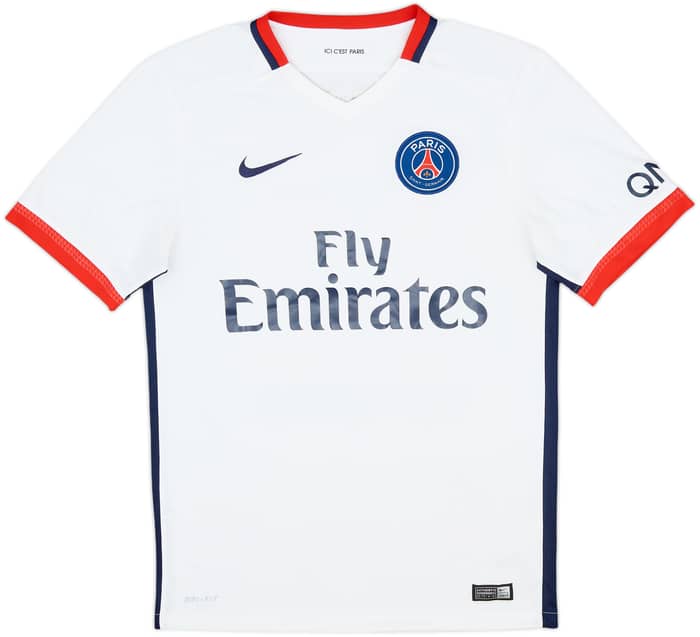 2015-16 Paris Saint-Germain Away Shirt David Luiz #32 - 8/10 - (S)