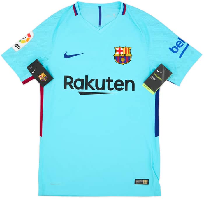 2017-18 Barcelona Authentic Away Shirt Messi #10 (S)