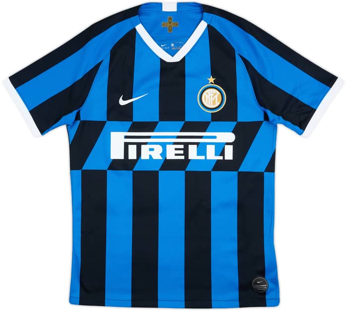 2019-20 Inter Milan Home Shirt Lukaku #9 - 10/10 - (M)