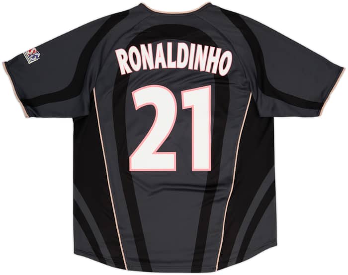 2001-02 Paris Saint-Germain Third Shirt Ronaldinho #21 - 7/10 - (L)