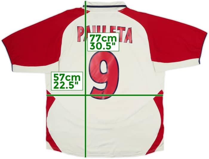 2003-04 Paris Saint-Germain Away Shirt Pauleta #9 - 8/10 - (L)