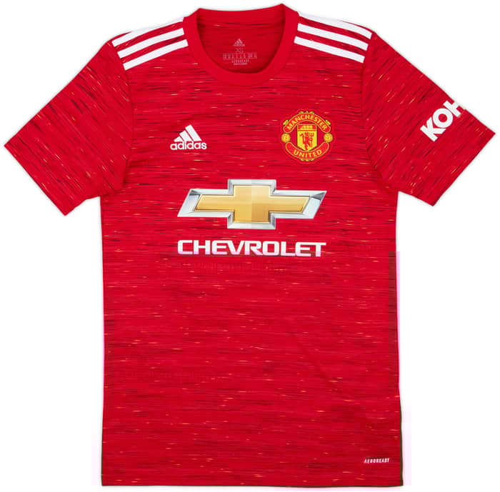 2020-21 Manchester United Home Shirt B.Fernandes #18 - 10/10 - (XS)