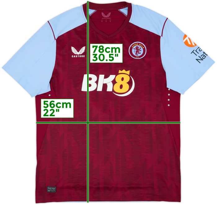 Camiseta auténtica de local de Aston Villa 2023-24 #5 - 10/10 - (L)