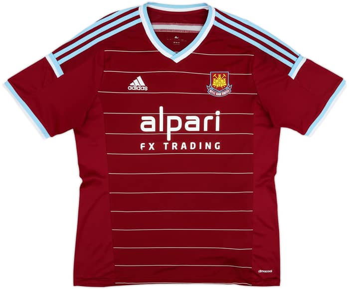 2014-15 West Ham Home Shirt Noble #16 - 8/10 - (XL)