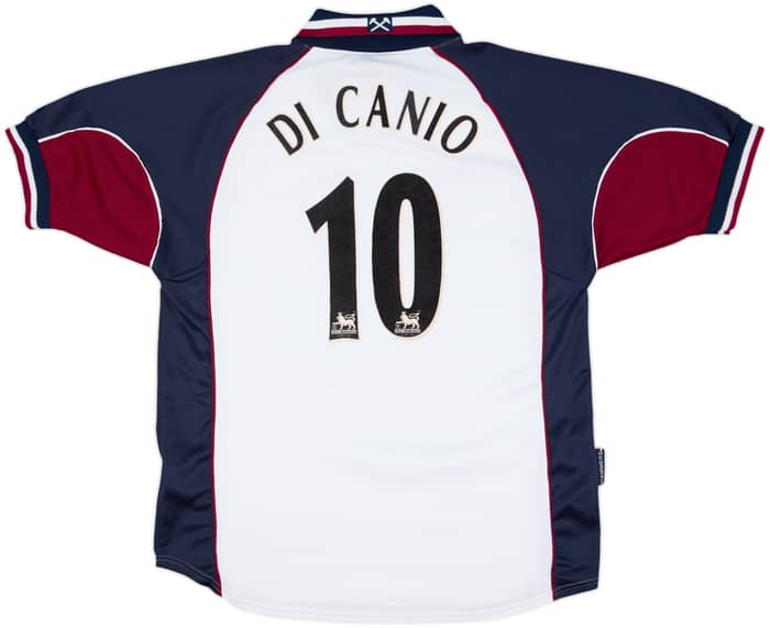 1999-01 West Ham Camiseta Visitante Di Canio #10 - 5/10 - (XL)