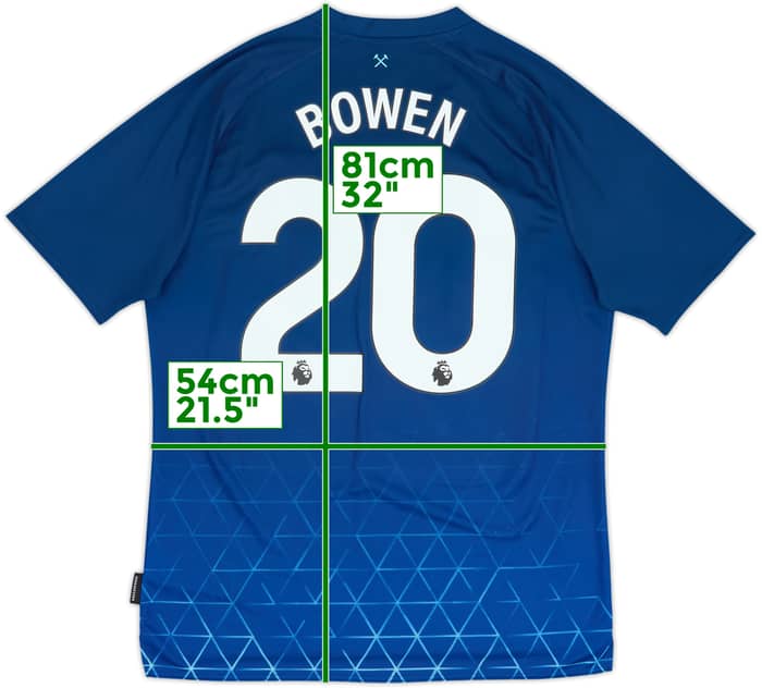 2023-24 West Ham Third Shirt Bowen #20 - 8/10 - (L)