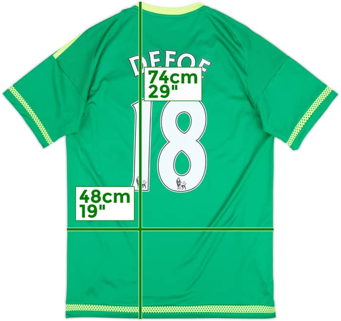 2015-16 Sunderland Away Shirt Defoe #18 - 9/10 - (M)