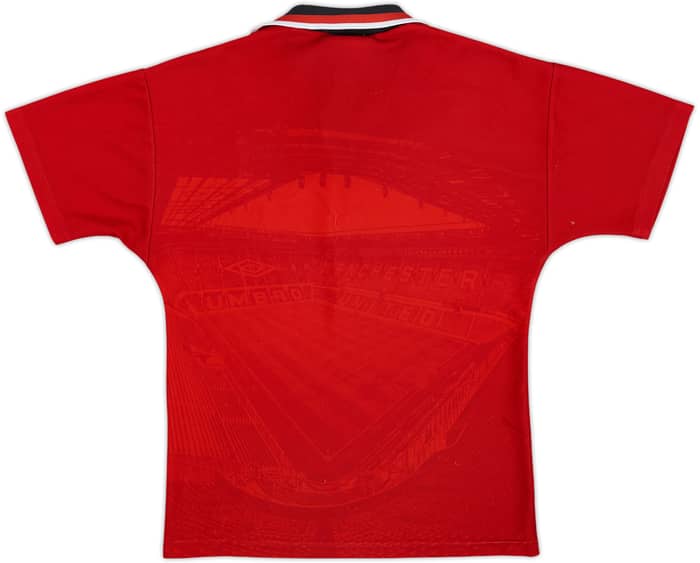 1998-00 Manchester United Home Shirt - 5/10 - (L.Boys)