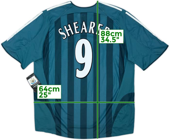 2005-06 Newcastle Away Shirt Shearer #9 (XXL)