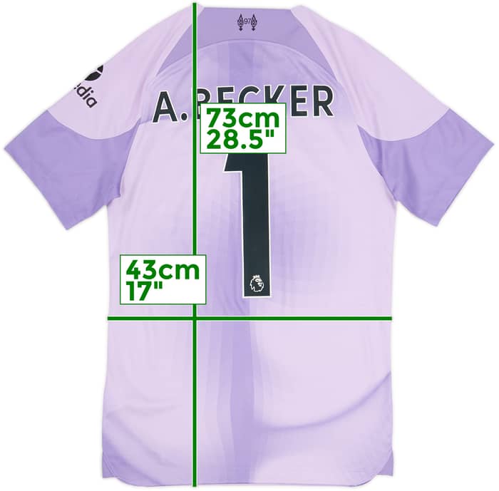 2022-23 Liverpool GK S/S Shirt A.Becker #1 - 9/10 - (XS)