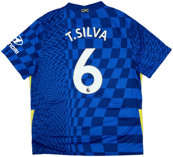 Camiseta de local del Chelsea 2021-22 T.Silva #6 - 9/10 - (XL)