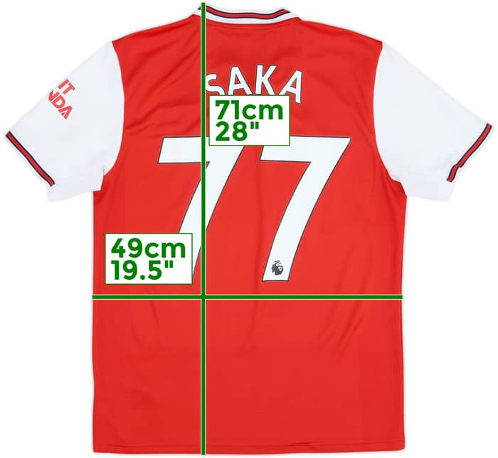 2019-20 Arsenal Local Camiseta Saka #77 - 9/10 - (M)