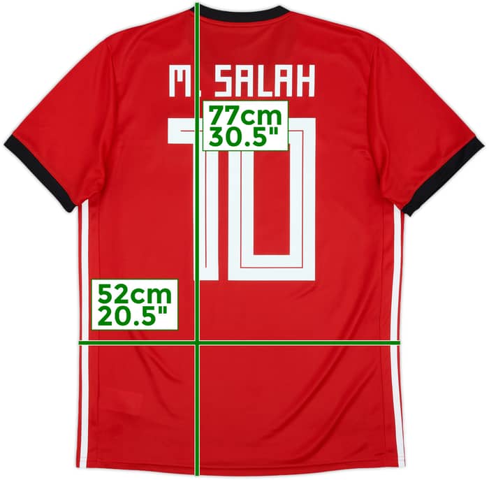2018-19 Egipto Camiseta Local Salah #10 - 10/10 - (M)
