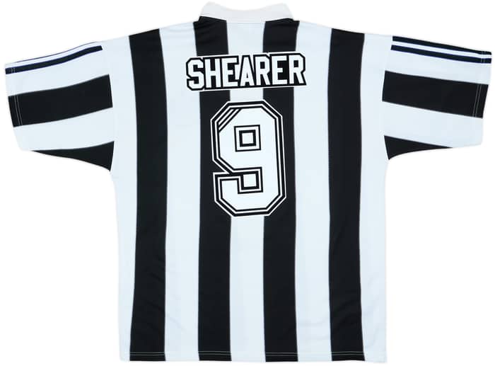 1995-97 Newcastle Home Shirt Shearer #9 - 8/10 - (L)