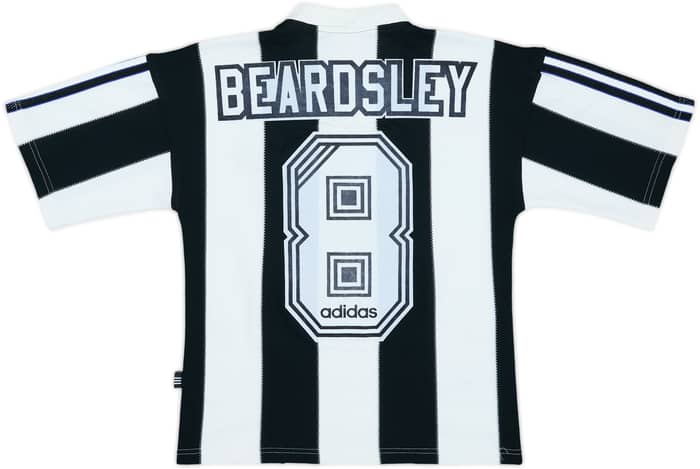 Camiseta de local del Newcastle 1995-97 Beardsley #8 - 8/10 - (XS)