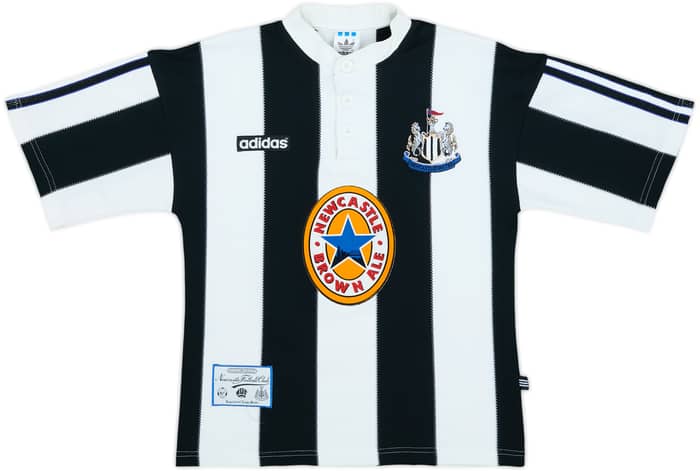 Camiseta de local del Newcastle 1995-97 Beardsley #8 - 8/10 - (XS)