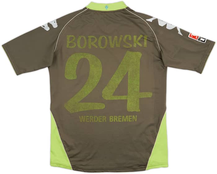 2007-08 Werder Bremen Away Shirt Borowski #24 - 5/10 - (L)