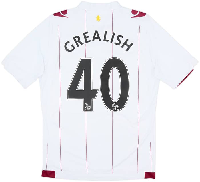 2014-15 Aston Villa Away Shirt Grealish #40 - 8/10 - (S)
