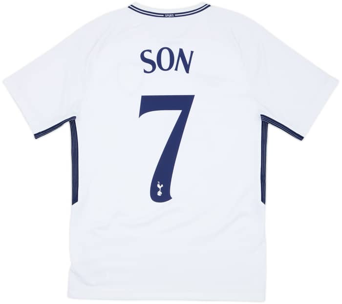 2017-18 Tottenham Home Shirt Son #7 - 9/10 - (S)