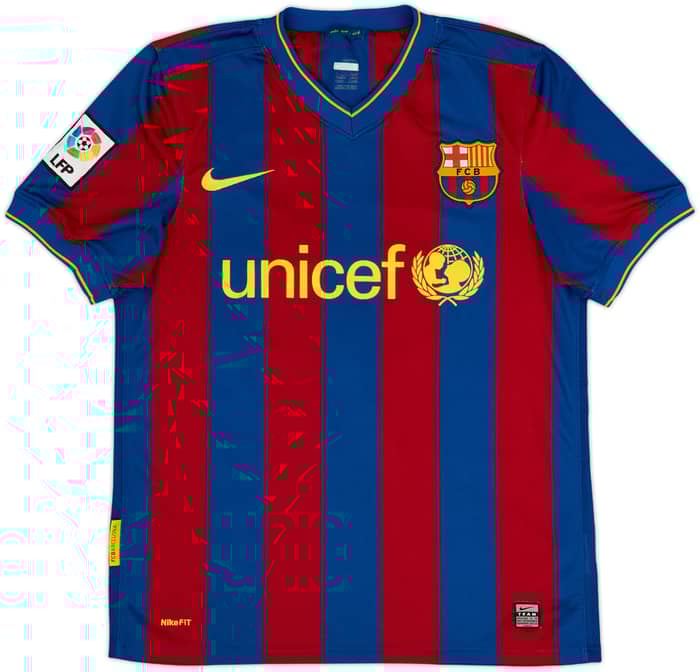 2009-10 Barcelona Home Shirt Messi #10 - 6/10 - (S)