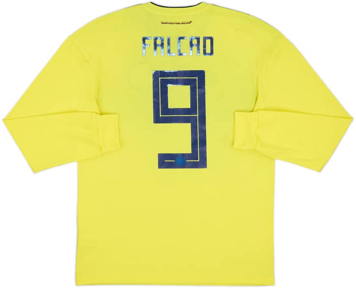 2018-19 Colombia Home L/S Shirt Falcao #9 - 5/10 - (M)