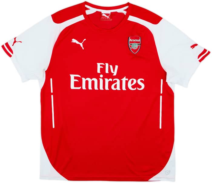 2014-15 Arsenal Home Shirt Arteta #8 - 8/10 - (L)