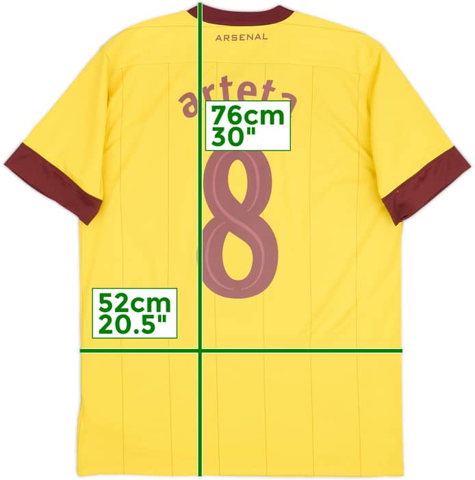 2010-13 Arsenal Away Shirt Arteta #8 - 5/10 - (M)