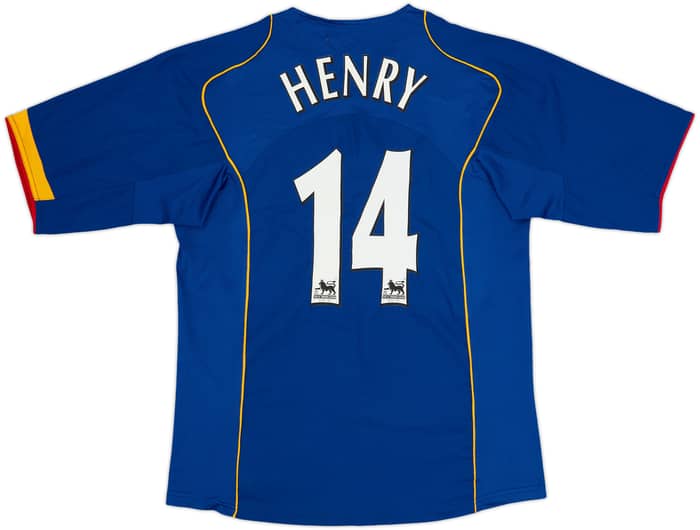 Camiseta de visitante del Arsenal 2004-06 Henry #14 - 5/10 - (M)