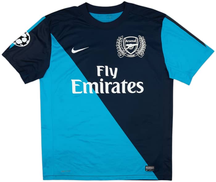 2011-12 Arsenal Away Shirt Arteta #8 - 8/10 - (L)