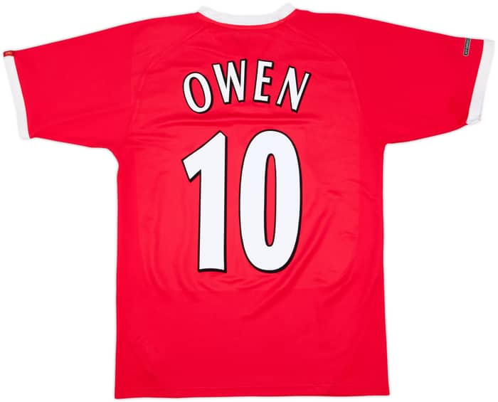 2001-03 Liverpool CL Shirt Owen #10 - 6/10 - (S)