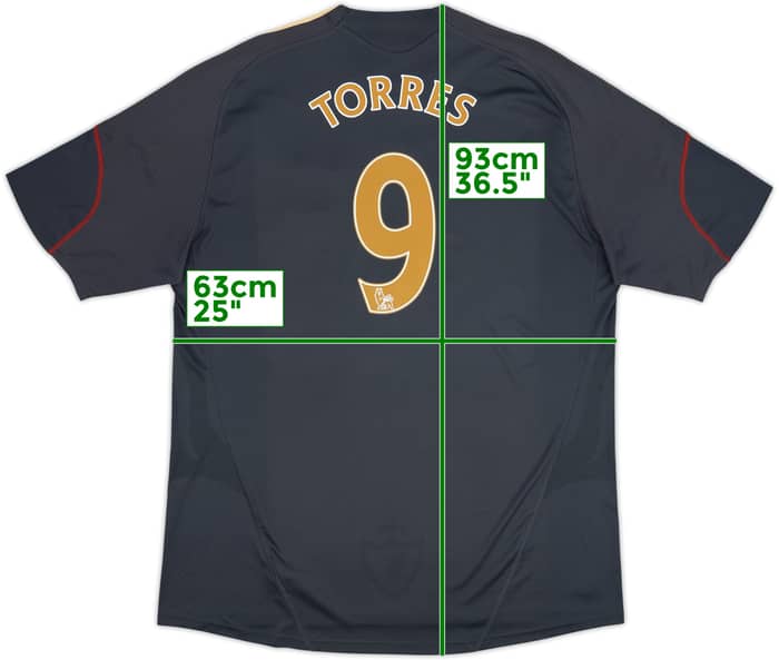 2009-10 Liverpool Away Shirt Torres #9 - 8/10 - (3XL)