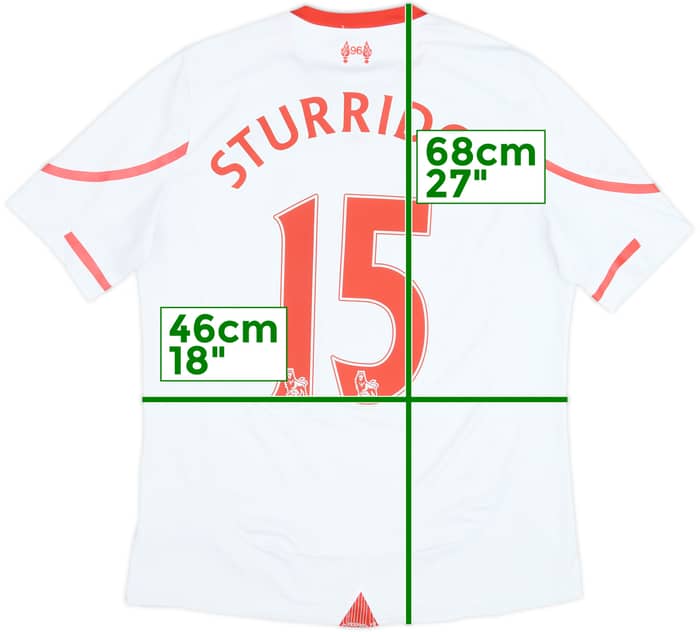 2015-16 Liverpool Away Shirt Sturridge #15 - 9/10 - (S)
