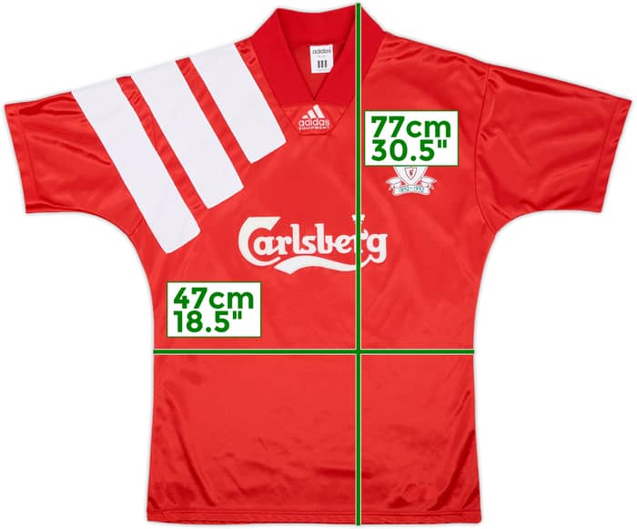 1992-93 Liverpool Centenary Home Shirt - 9/10 - (M)