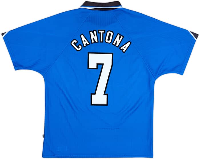 1996-98 Manchester United Third Shirt Cantona #7 - 8/10 - (L)