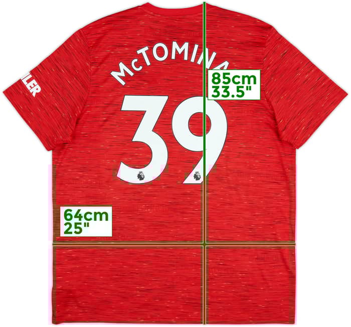 2020-21 Manchester United Home Shirt McTominay #39 - 10/10 - (XXL)